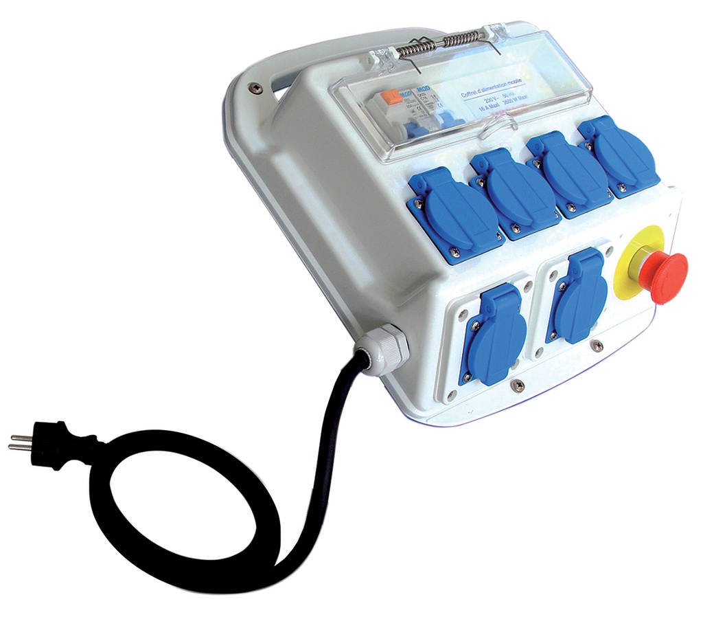 COFFRET D'ALIMENTATION MOBILE 6 MONO