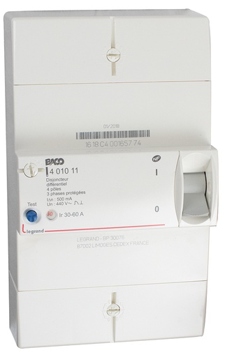 [MICN467] DISJONCTEUR TETRA 60A INSTANTANE 6930057 *
